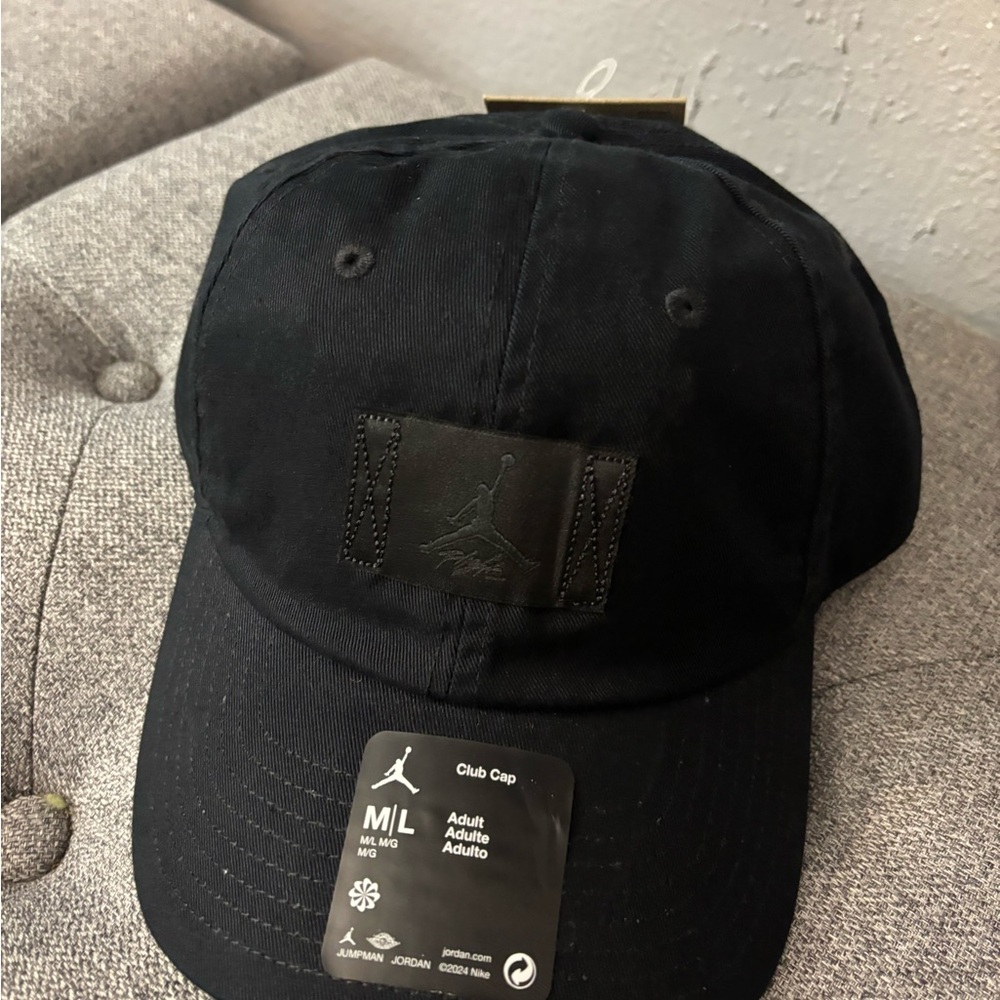 Jordan Black Cap with Iconic Logo